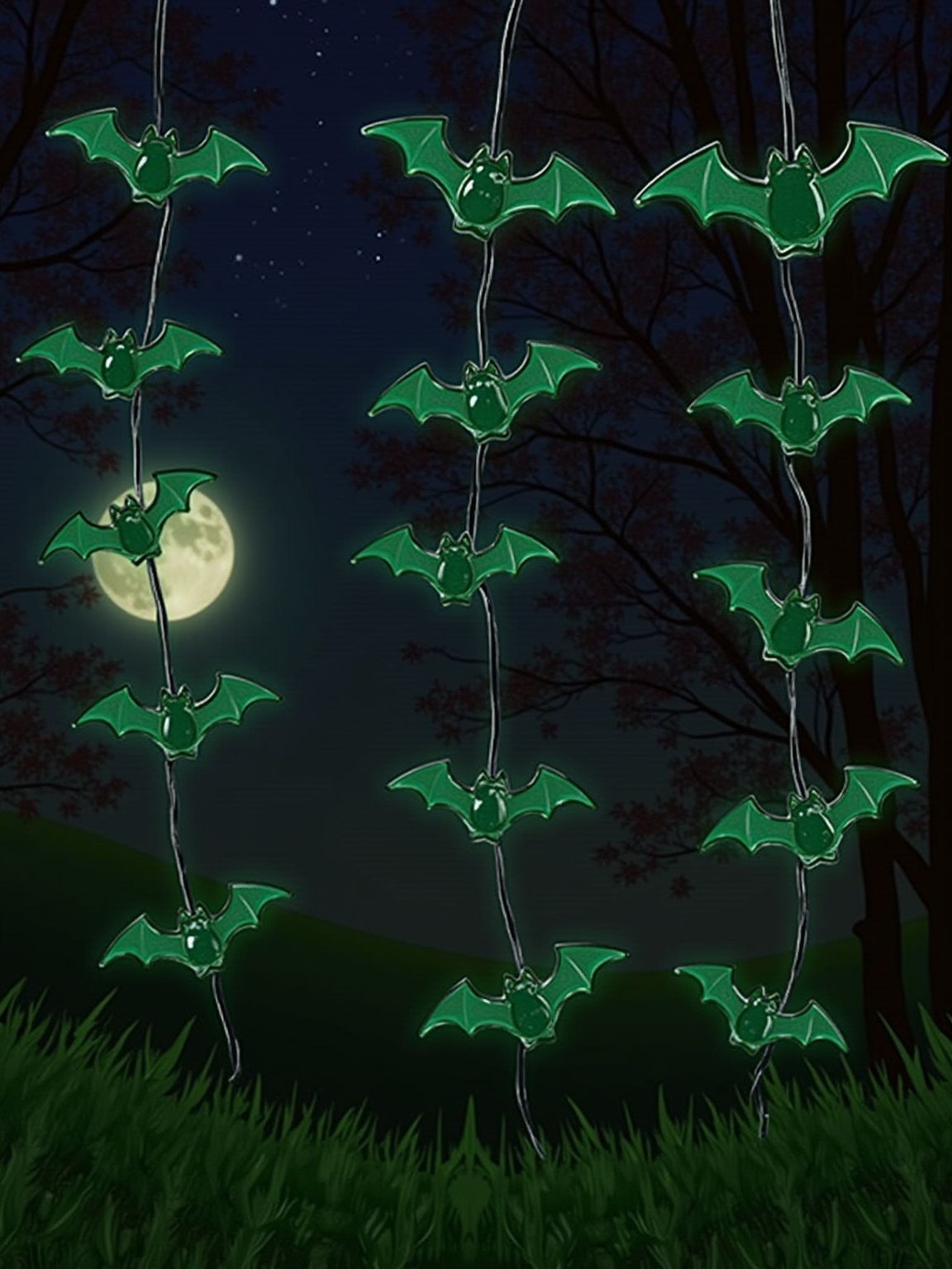 durable waterproof halloween bats
