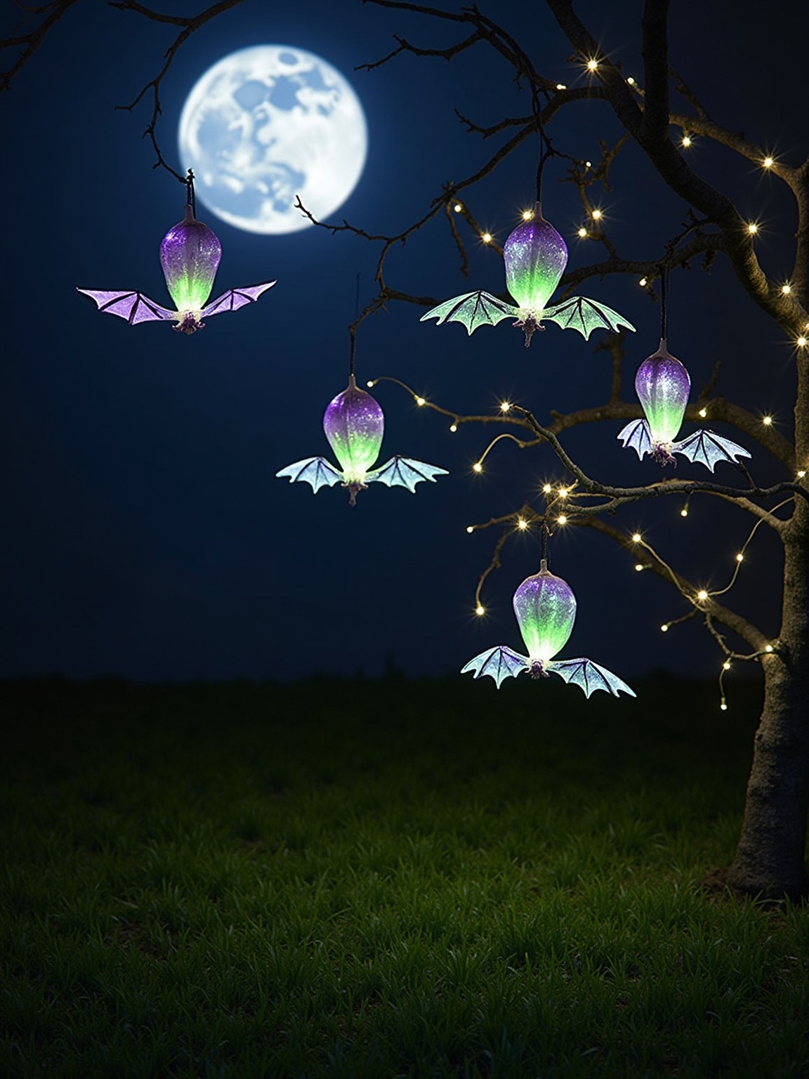 eerie bat clusters display
