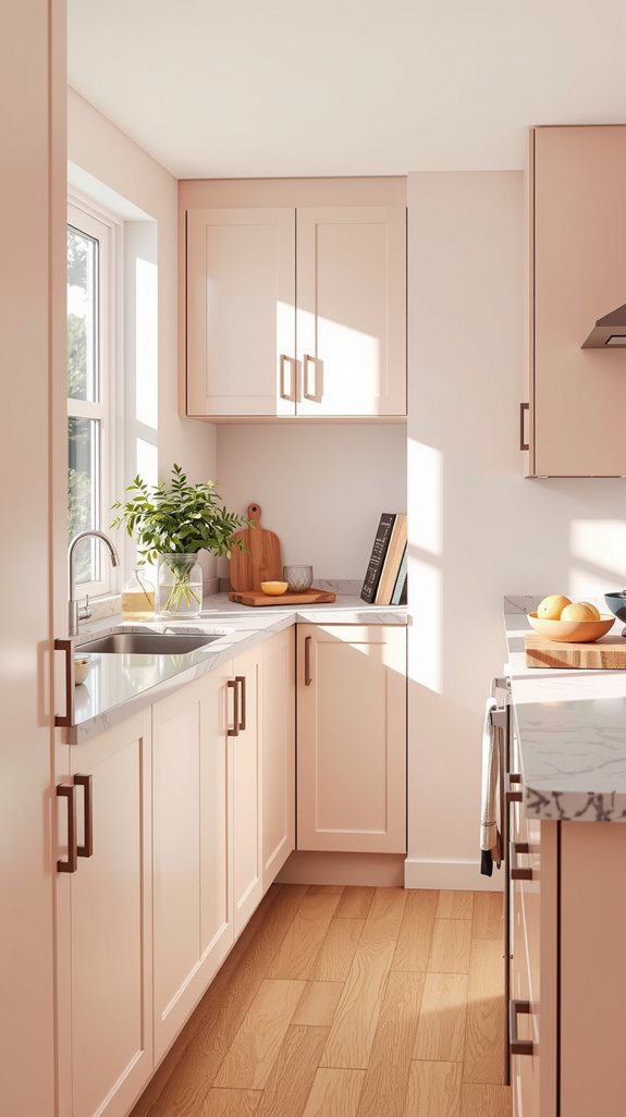 elegant compact kitchen design