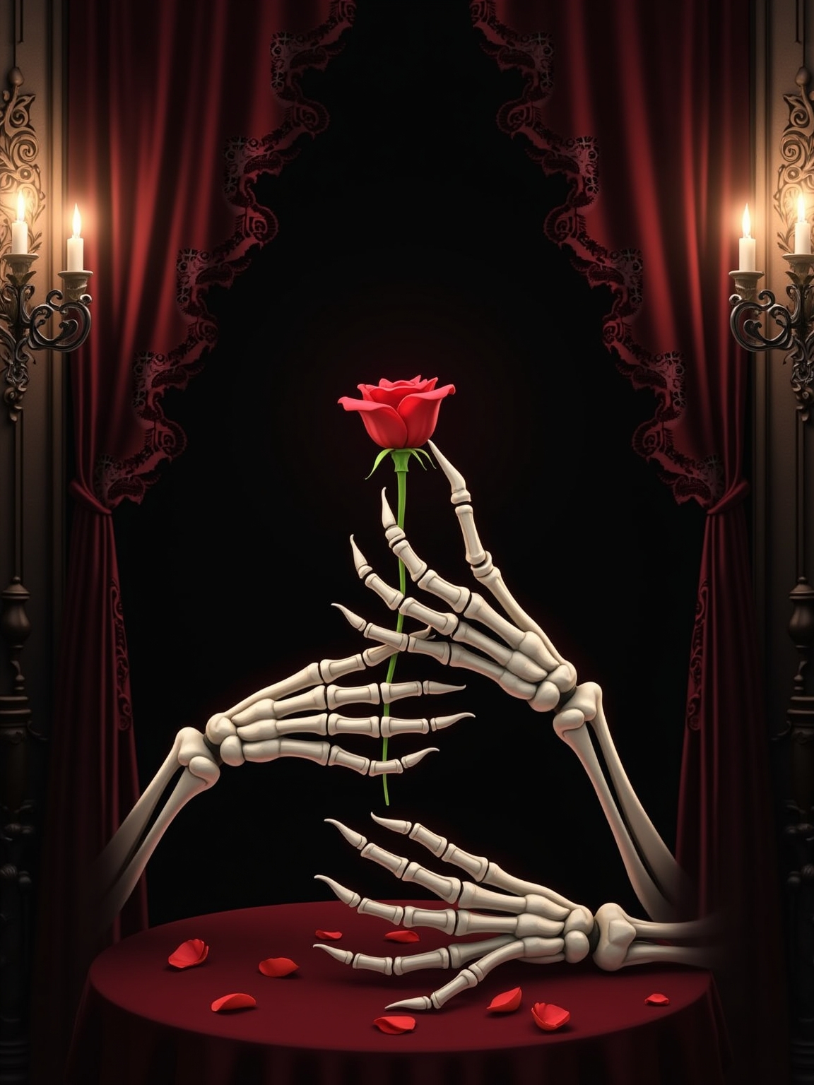 elegant gothic romance decor