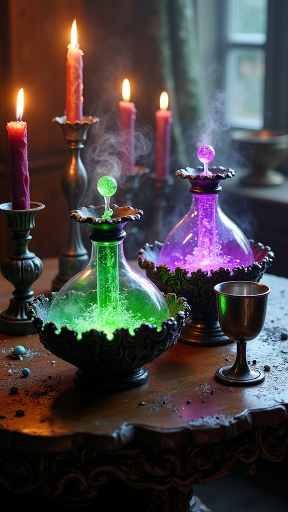 enchanting witch s potion display