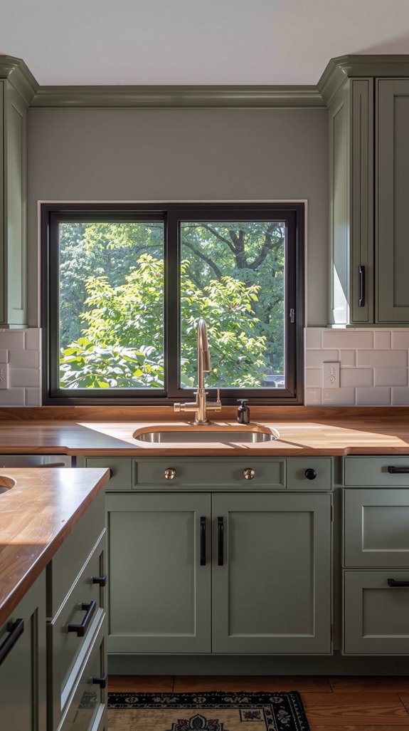 garden view framing cabinets