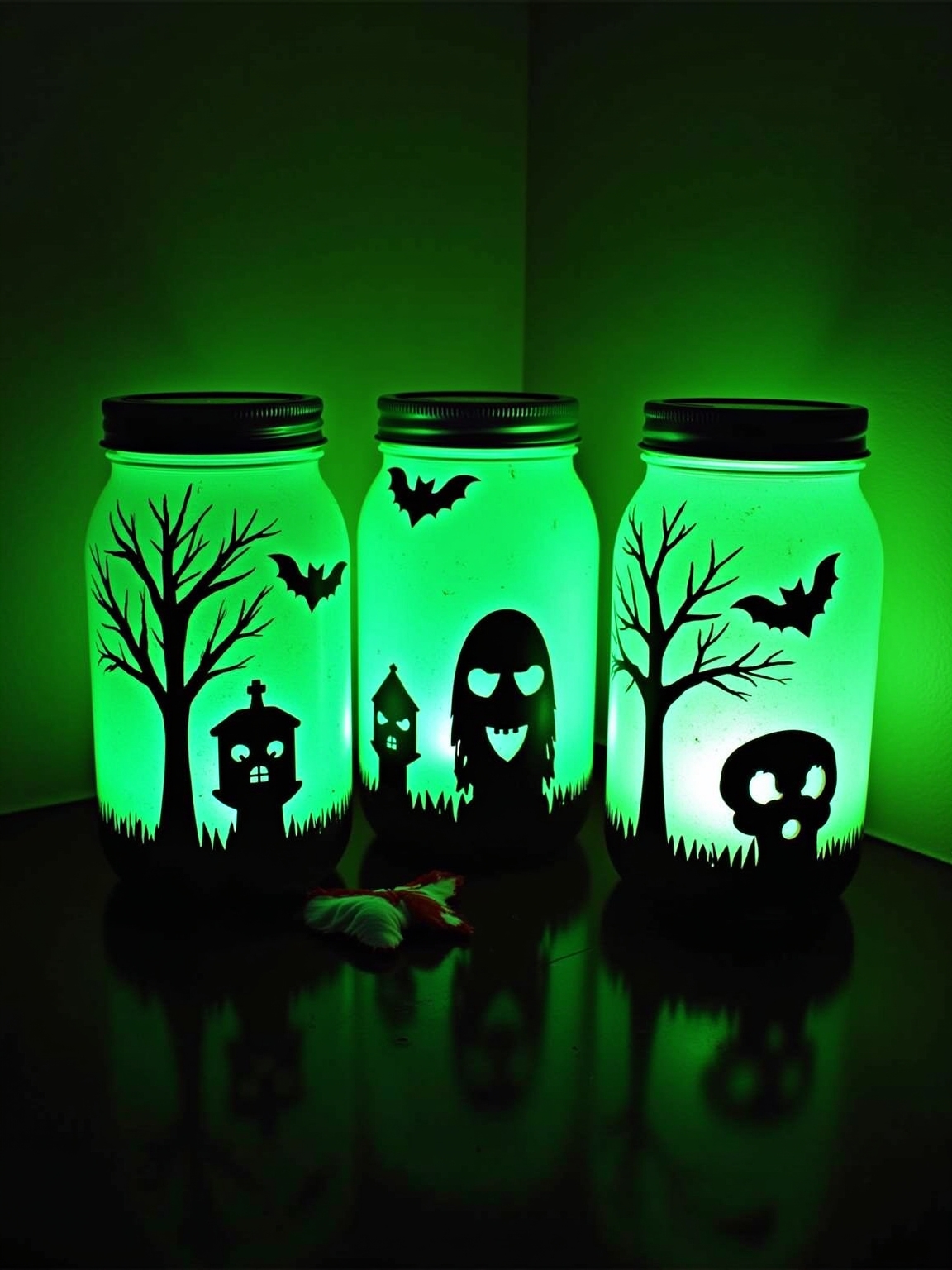 ghoulish green lantern glow