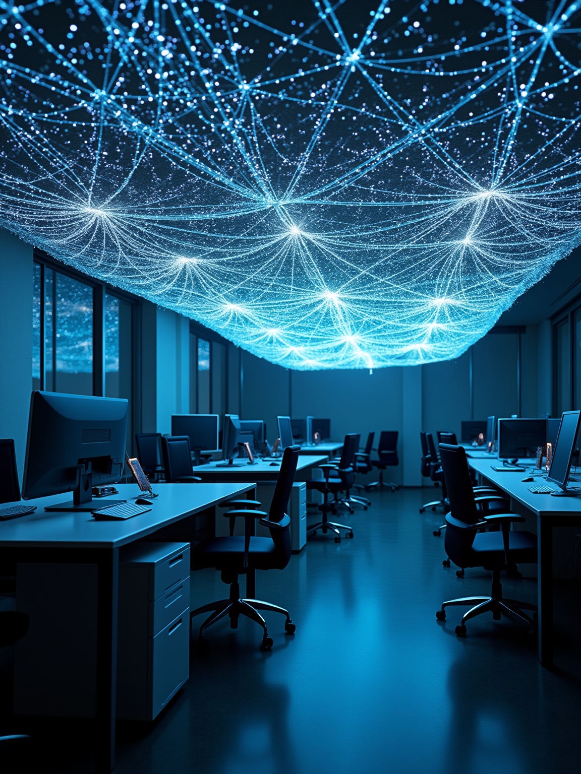 glowing webs for halloween