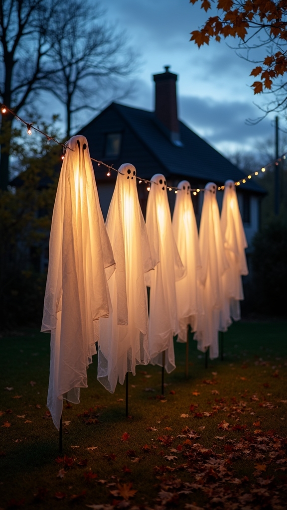 life size ghost construction process