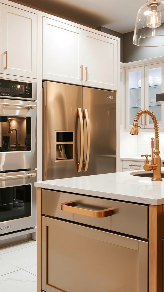 luxurious silver and gold d cor