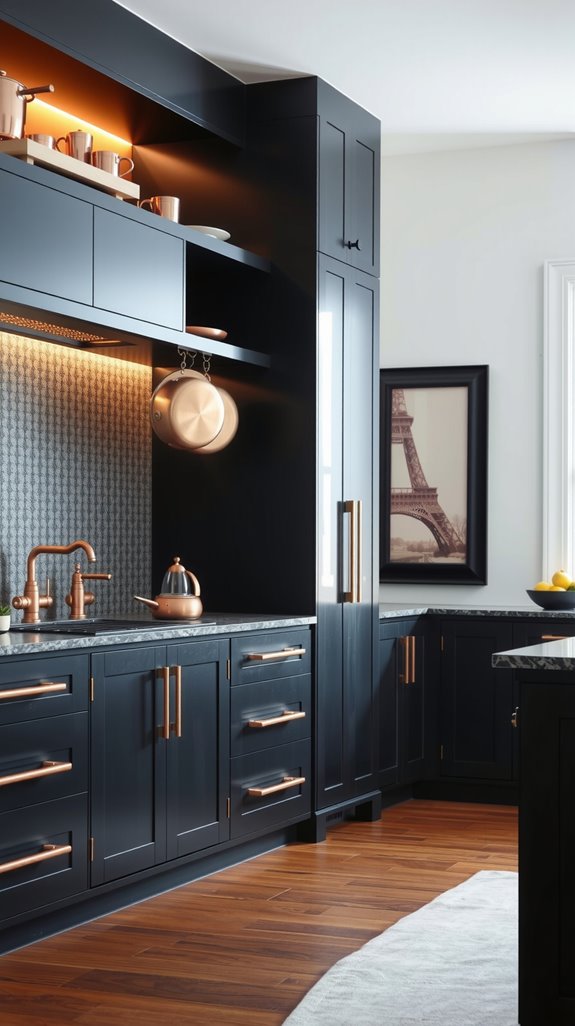 matte black antique copper