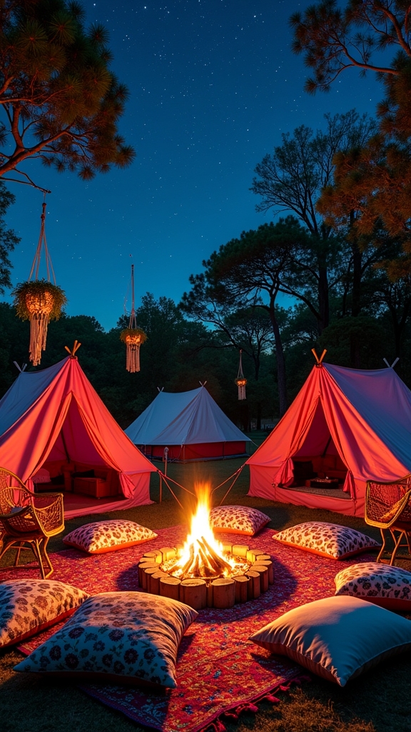 maximalist camping decor harmony