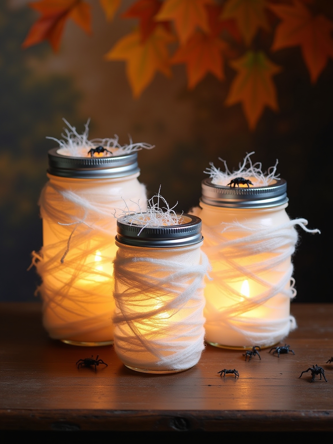 mummy wrap lantern decoration