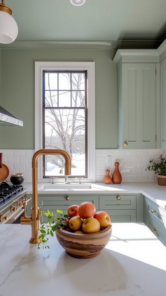 sage green serenity showcased