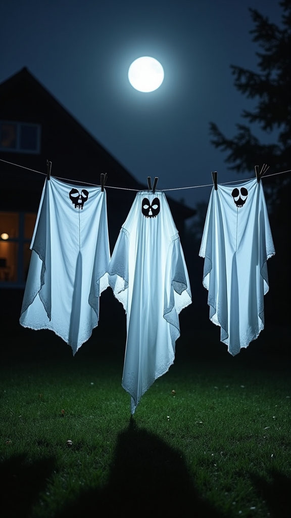 skull accents enhance spookiness