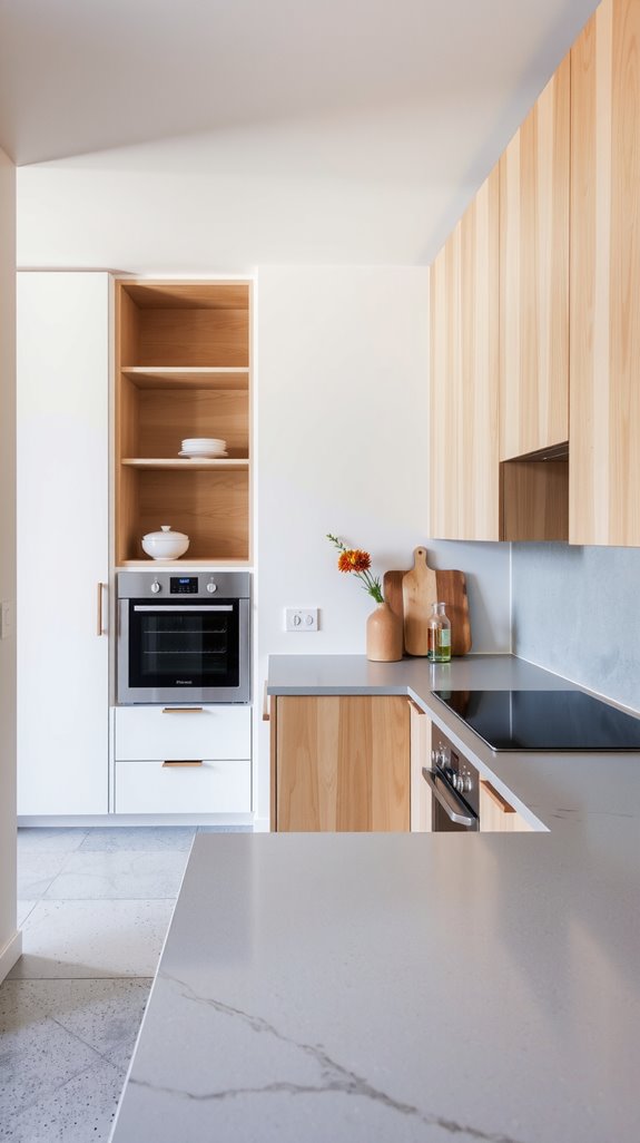 sophisticated minimalist kitchen design