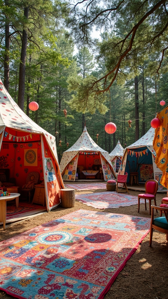 vibrant creative outdoor studio