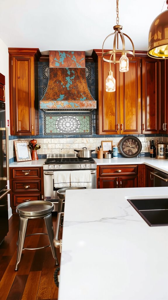 vintage metal kitchen aesthetics