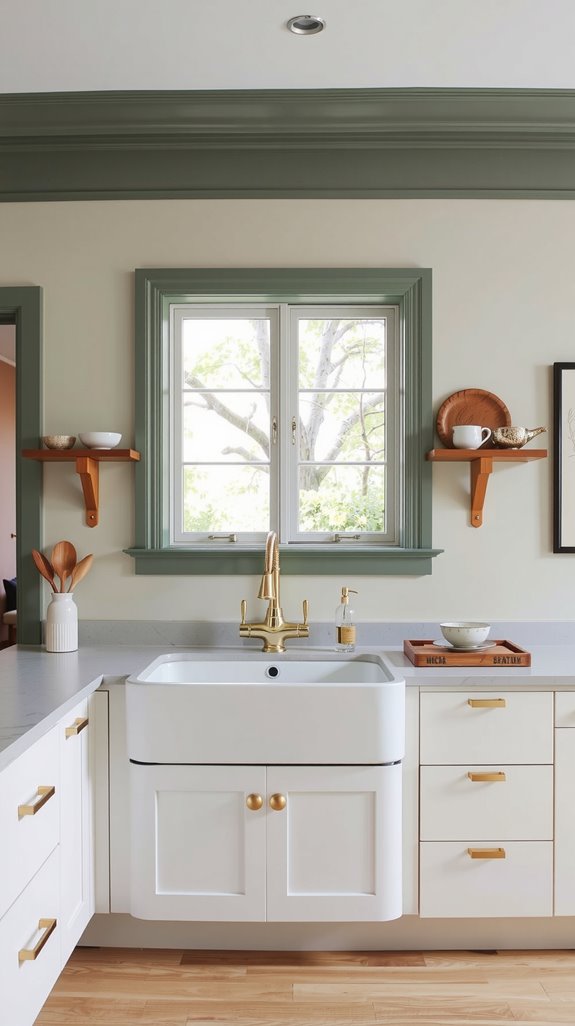 warm sage green elegance