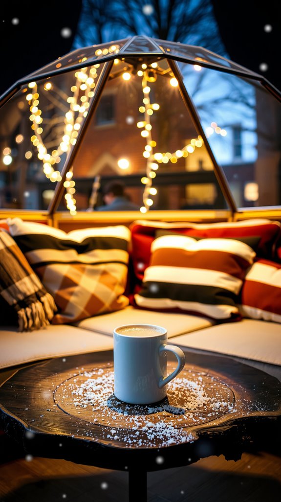 winter warmth in igloos