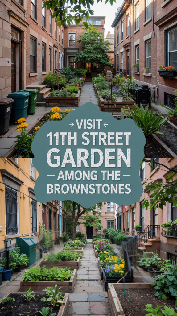 11th Street Garden Among the Brownstones