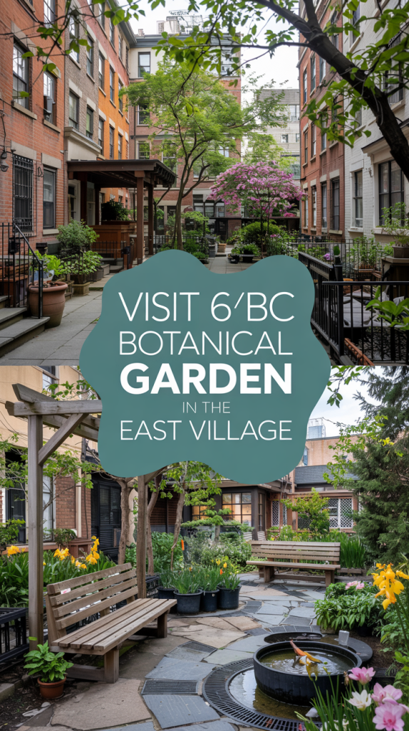 6BC Botanical Garden in the East Village