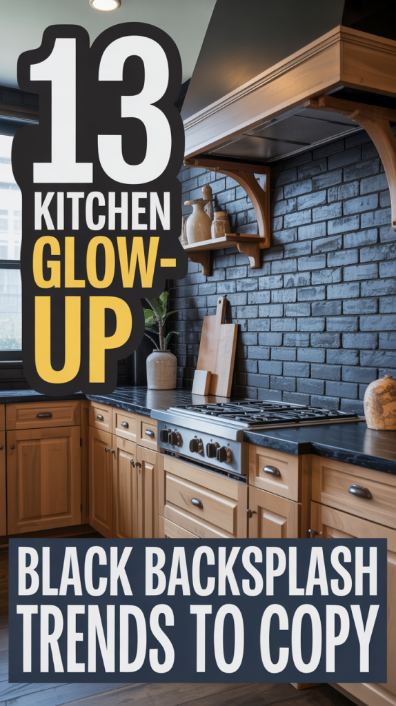 13 Black Backsplash Trends That Transform Ordinary Kitchens Into Showstoppers