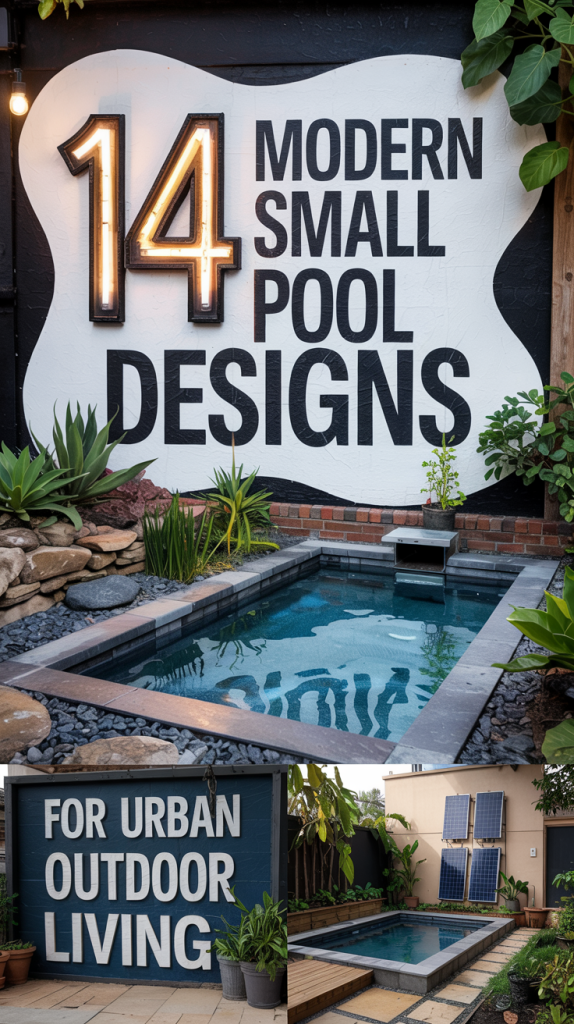 14 Small Pool Design Inspiration for Cozy Courtyards and Urban Gardens