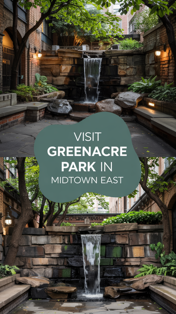 Greenacre Park in Midtown East