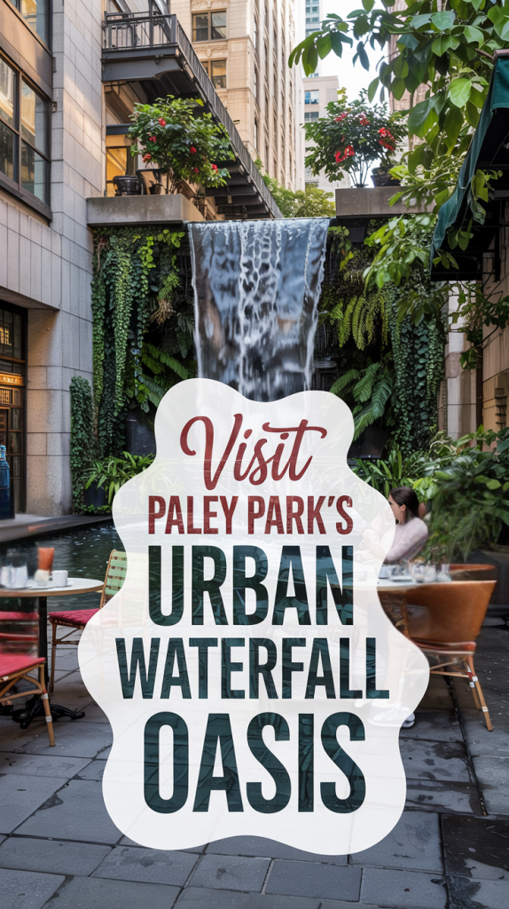 Paley Park's Urban Waterfall Oasis