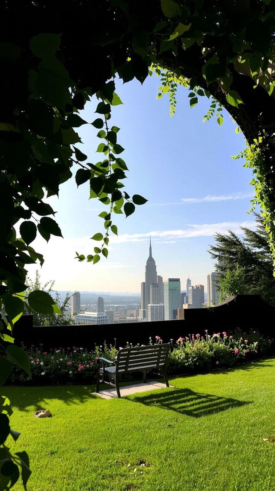 elevated green space oasis